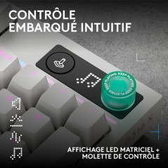 Clavier gamer - Filaire - Logitech G - G316 X 98 - AZERTY - USB-C - RV