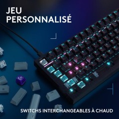 Clavier gamer - Filaire - Logitech G - G316 X 98 - AZERTY - USB-C - RV
