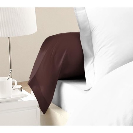 Lot de 2 taies de traversin - LOVELY HOME - LH71586 - 85 x 185 cm - Marron