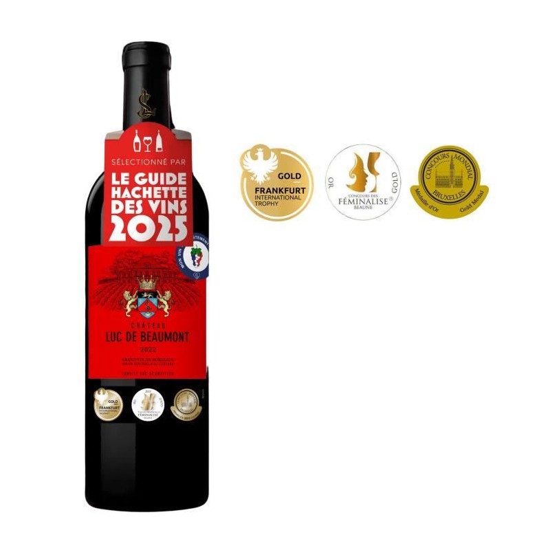 Château Luc de Beaumont 2022 Blaye Côte de Bordeaux - Vin rouge de B
