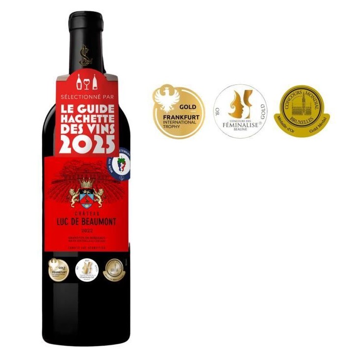 Château Luc de Beaumont 2022 Blaye Côte de Bordeaux - Vin rouge de Bordeaux