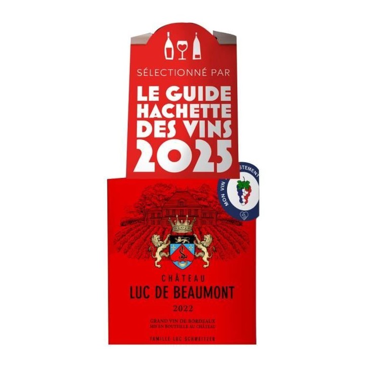 Château Luc de Beaumont 2022 Blaye Côte de Bordeaux - Vin rouge de Bordeaux
