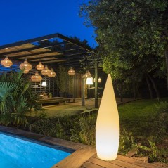Lampadaire d'extérieur sans fil CLASSY RGB H120cm