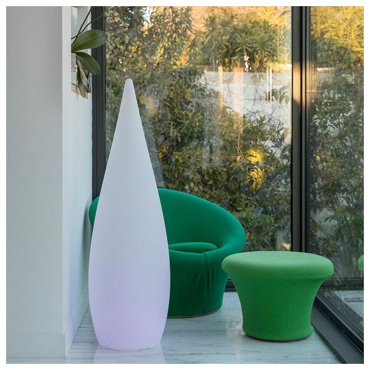 Lampadaire d'extérieur sans fil CLASSY RGB H120cm