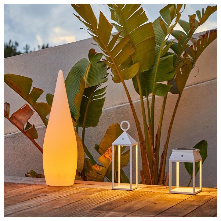 Lampadaire d'extérieur sans fil CLASSY RGB H120cm