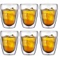 Set 6 verres thermo - BODUM - Pilatus - Double paroi - 0.25 l - Transparent