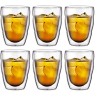 Set 6 verres thermo - BODUM - Pilatus - Double paroi - 0.25 l - Transp