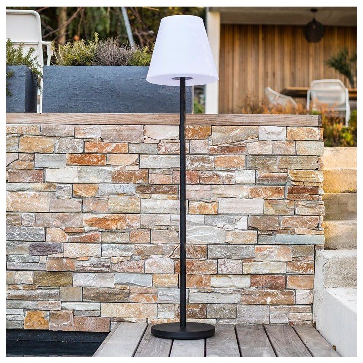 Lampadaire extérieur solaire - LUMISKY - STANDY SOLAR 150 - LED blanc chaud dimmable - Rechargeable - H150 cm Lampadaire extérieur solaire - LUMISKY - STANDY SOLAR 150 - LED blanc chaud dimmable - Rechargeable - H150 cm