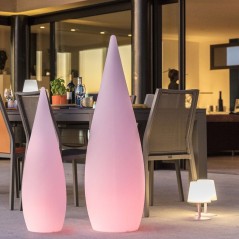 Lampadaire extérieur sans fil - LUMISKY - CLASSY C80 - LED multicolor