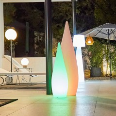 Lampadaire extérieur sans fil - LUMISKY - CLASSY C80 - LED multicolor