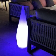 Lampadaire extérieur sans fil - LUMISKY - CLASSY C80 - LED multicolor