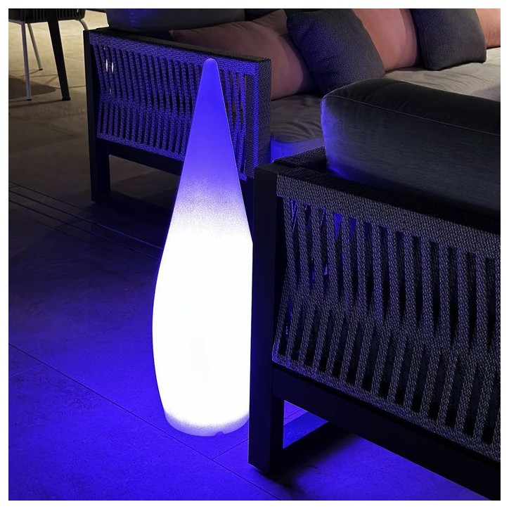 Lampadaire extérieur sans fil - LUMISKY - CLASSY C80 - LED multicolore dimmable - Télécommande - H80 cm Lampadaire extérieur sans fil - LUMISKY - CLASSY C80 - LED multicolore dimmable - Télécommande - H80 cm