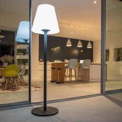 Lampadaire extérieur - LUMISKY - STANDY W180 - Filaire - LED culot E27 - H180 cm - Pied métal