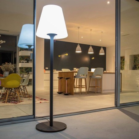 Lampadaire extérieur - LUMISKY - STANDY W180 - Filaire - LED culot E27 - H180 cm - Pied métal