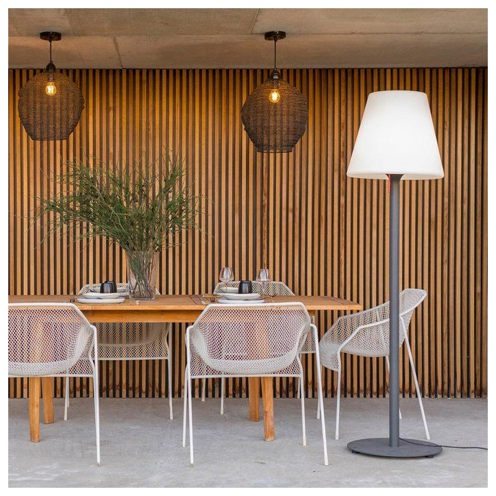 Lampadaire extérieur - LUMISKY - STANDY W180 - Filaire - LED culot E27 - H180 cm - Pied métal Lampadaire extérieur - LUMISKY - STANDY W180 - Filaire - LED culot E27 - H180 cm - Pied métal
