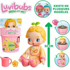 Poupée surprise - LUVIBUBS - Charlie Jaune - Bébé magique - Pot tra