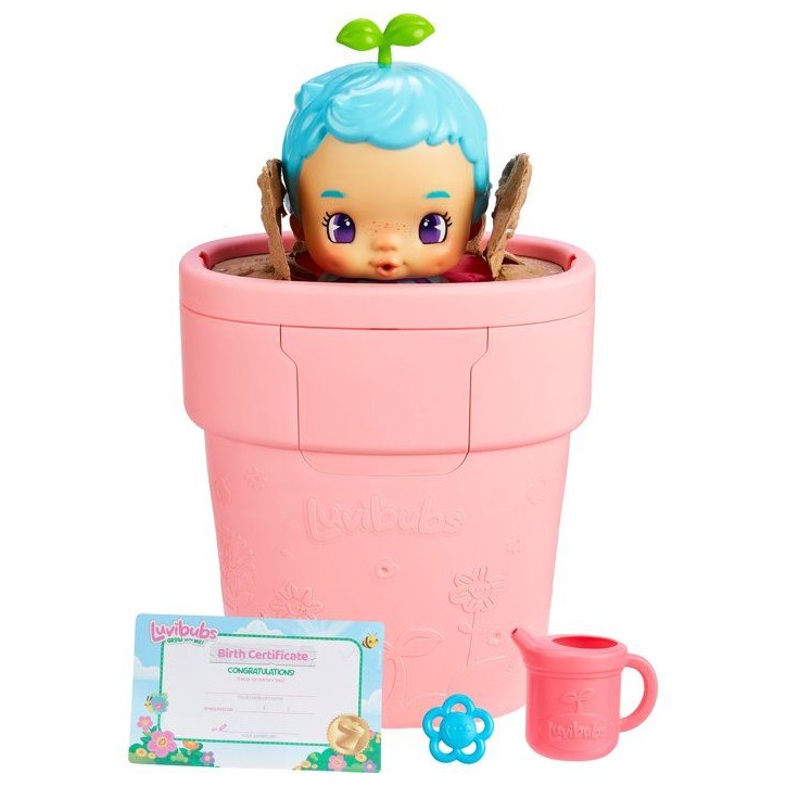 Poupée surprise - LUVIBUBS - Bella Bleu - Bébé magique - Accessoires
