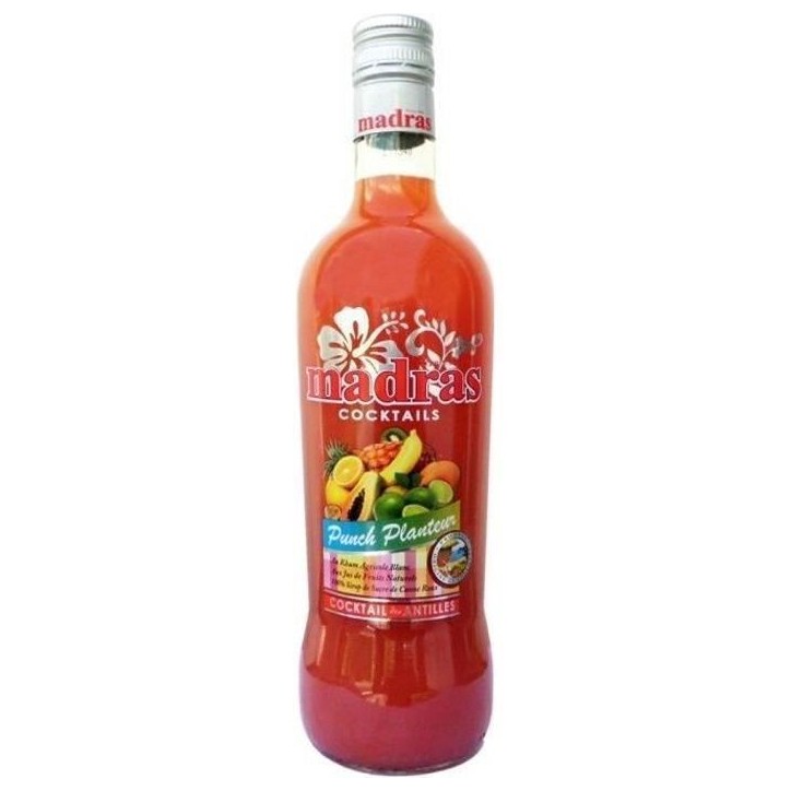 Punch Planteur Madras - Guadeloupe - 18%vol - 70cl