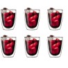 Set 6 verres thermo - BODUM - Pilatus - Double paroi - 0.35 l - Transp