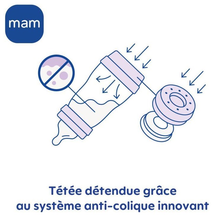 Coffret Naissance - MAM - 4 Biberons + 1 Sucette + 1 Boîte doseuse - Sable Coffret Naissance - MAM - 4 Biberons + 1 Sucette + 1 Boîte doseuse - Sable
