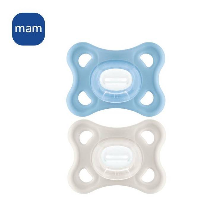 Sucette - MAM - Comfort - Silicone - 2-12 mois - Boîte stérilisation x2 Sucette - MAM - Comfort - Silicone - 2-12 mois - Boîte stérilisation x2