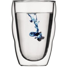 Set 6 verres thermo - BODUM - Pilatus - Double paroi - 0.35 l - Transp