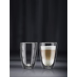 Set 6 verres thermo - BODUM - Pilatus - Double paroi - 0.35 l - Transp