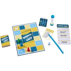 Jeu de société - MATTEL GAMES - Wiped Out JLB40 - Déduction - 3 a 6 joueurs - Accessoires
