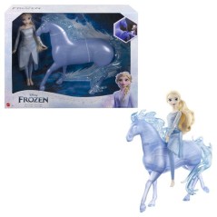 Disney-La Reine des Neiges 2-Elsa et Nokk-Coffret poupée et cheval H