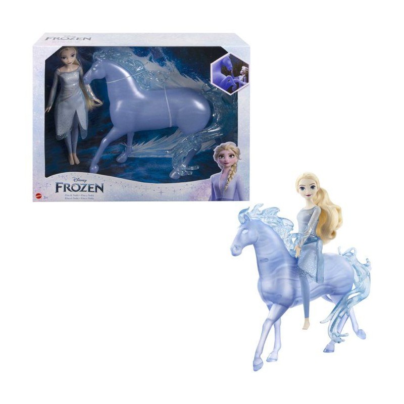 Disney-La Reine des Neiges 2-Elsa et Nokk-Coffret poupée et cheval H