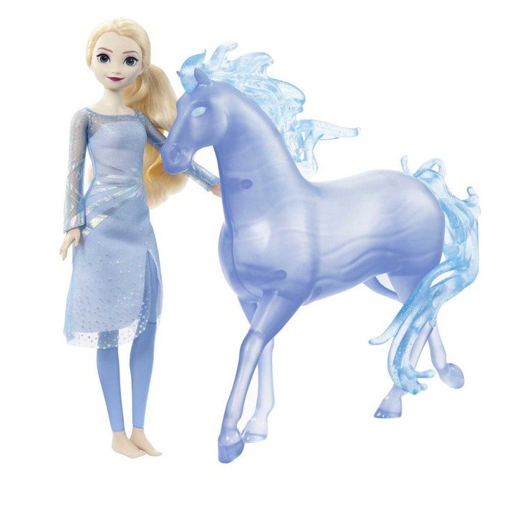 Disney-La Reine des Neiges 2-Elsa et Nokk-Coffret poupée et cheval HLW58