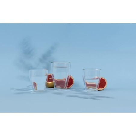 Set 6 verres thermo - BODUM - Titlis - Double paroi - 0.35 l - Transparent