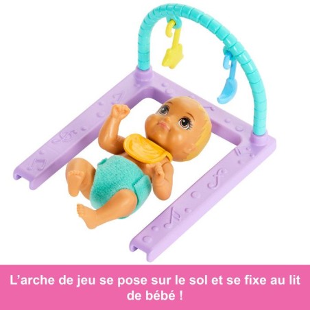 Barbie-La Chambre des Jumeaux-Coffret Skipper, bébés et accessoires HXM99