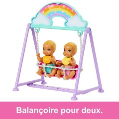 Barbie-La Chambre des Jumeaux-Coffret Skipper, bébés et accessoires