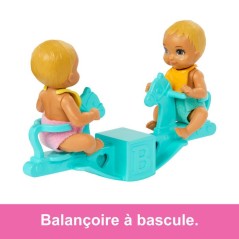 Barbie-La Chambre des Jumeaux-Coffret Skipper, bébés et accessoires