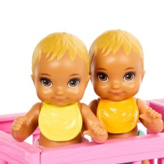Barbie-La Chambre des Jumeaux-Coffret Skipper, bébés et accessoires