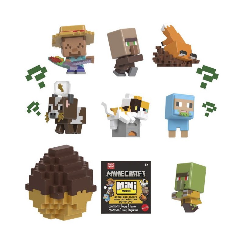 Minecraft - L'oeuf de créature et sa Mini-figurine - 6 ans et +
