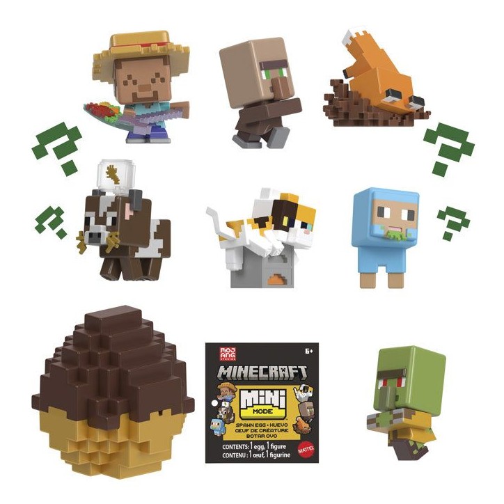 Minecraft - L'oeuf de créature et sa Mini-figurine - 6 ans et + Minecraft - L'oeuf de créature et sa Mini-figurine - 6 ans et +