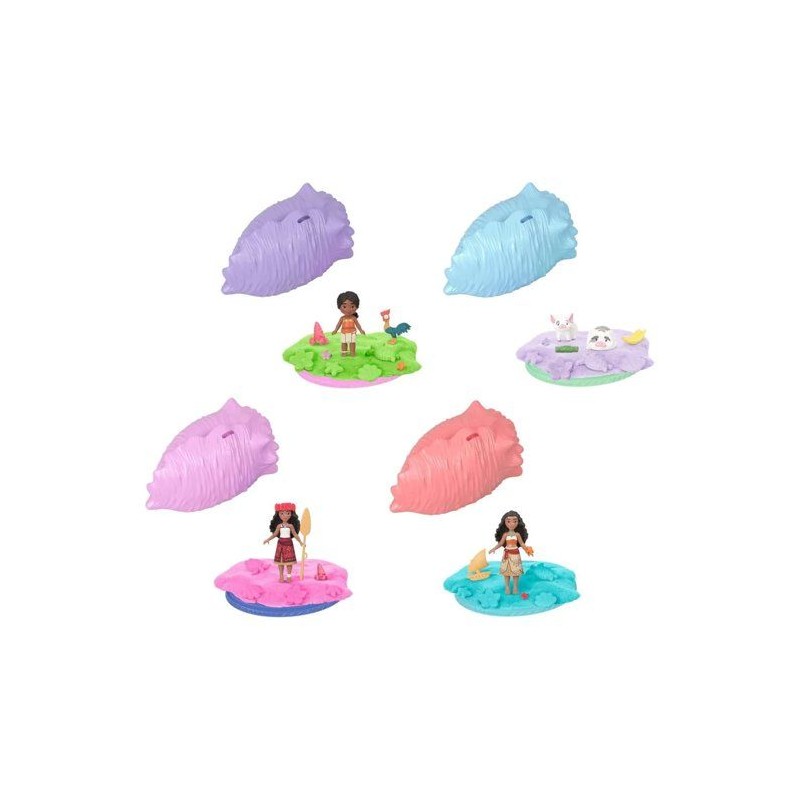 Coquillage Océan Surprise Vaiana, Modele aléatoire figurines et acce