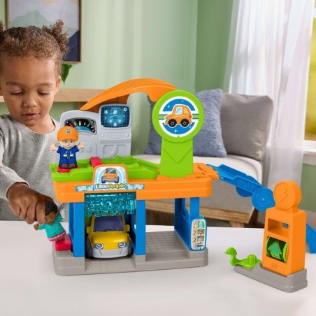 Playset - LITTLE PEOPLE FISHER-PRICE - Station lavage - 4 actions - Véhicule inclus