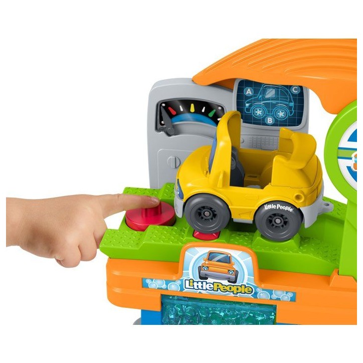 Playset - LITTLE PEOPLE FISHER-PRICE - Station lavage - 4 actions - Véhicule inclus