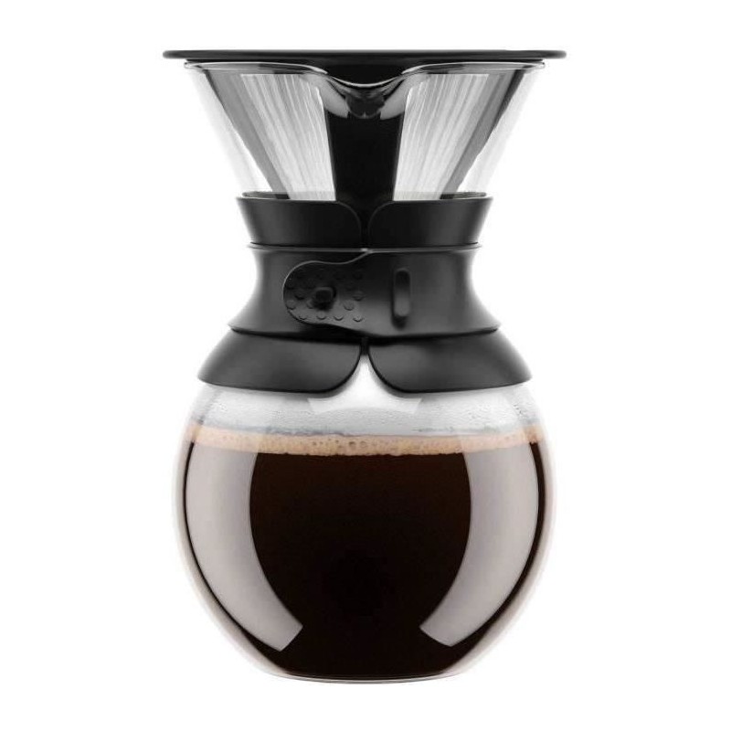 POUR OVER - Cafetiere BODUM , filtre permanent maille inox, 1.0 l, 8 t POUR OVER - Cafetiere BODUM , filtre permanent maille inox, 1.0 l, 8 t