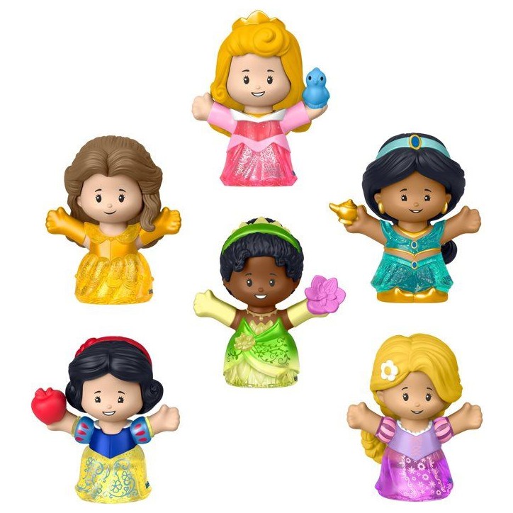Coffret figurines - DISNEY PRINCESSES MATTEL - Princesses - 6 figurines - Collection