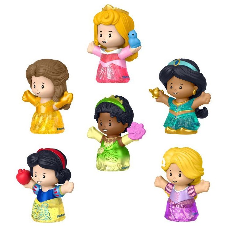 Coffret figurines - DISNEY PRINCESSES MATTEL - Princesses - 6 figurines - Collection