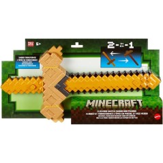 Accessoire jeu de rôle - MINECRAFT MATTEL - Épée pioche 2 en 1 - Tr