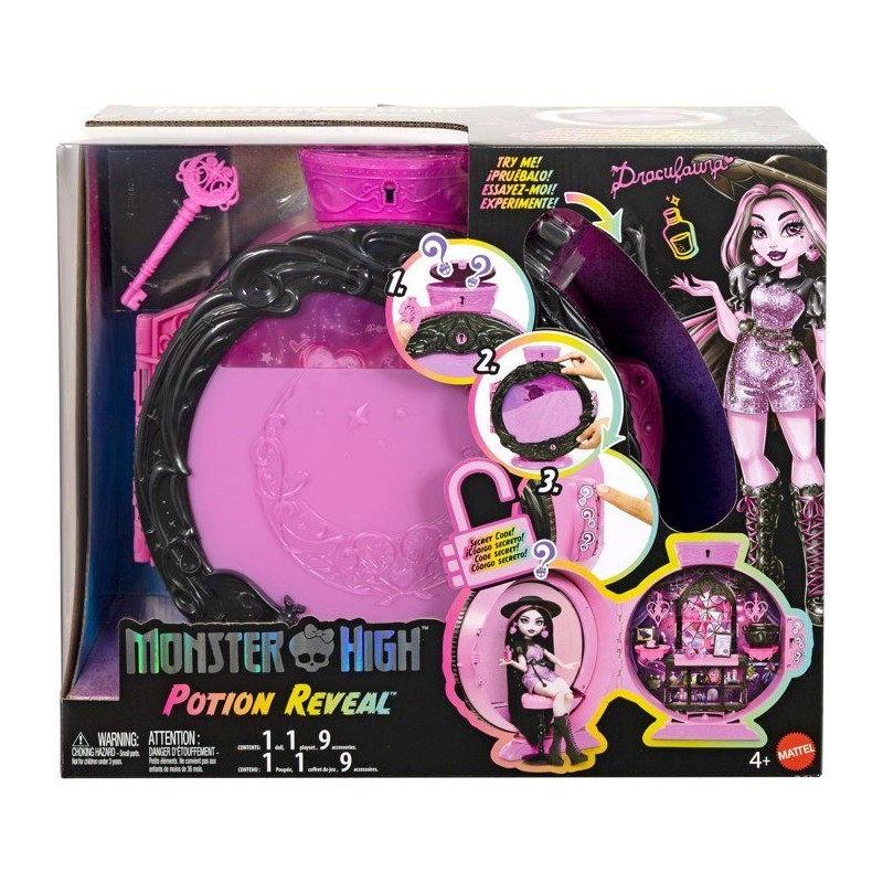 Poupée surprise - MONSTER HIGH MATTEL - Potion secrete Draculaura - A