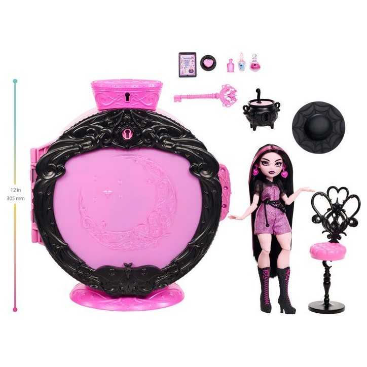 Poupée surprise - MONSTER HIGH MATTEL - Potion secrete Draculaura - Accessoires - Transformation Poupée surprise - MONSTER HIGH MATTEL - Potion secrete Draculaura - Accessoires - Transformation