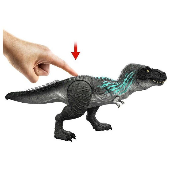 Figurine - JURASSIC WORLD MATTEL - T-Rex - Activation attaque - Effets dynamiques Figurine - JURASSIC WORLD MATTEL - T-Rex - Activation attaque - Effets dynamiques