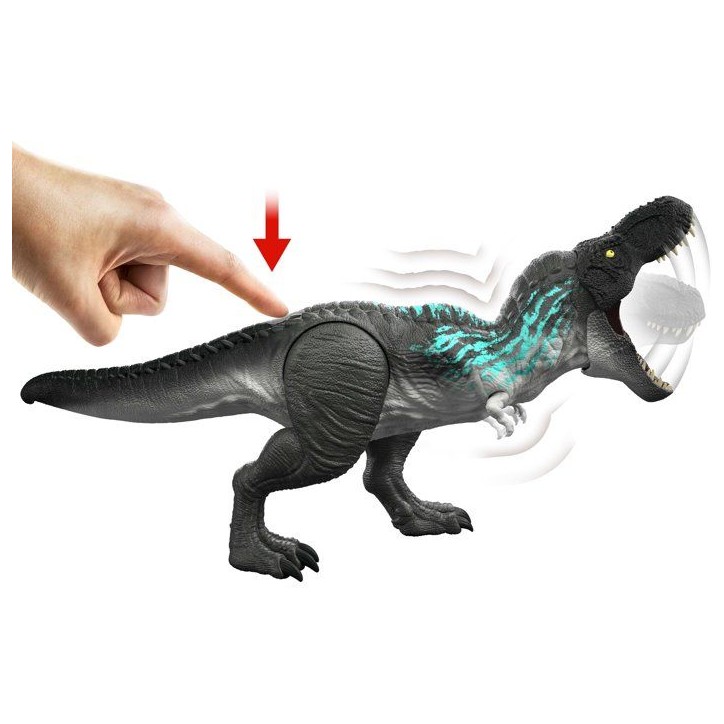 Figurine - JURASSIC WORLD MATTEL - T-Rex - Activation attaque - Effets dynamiques Figurine - JURASSIC WORLD MATTEL - T-Rex - Activation attaque - Effets dynamiques