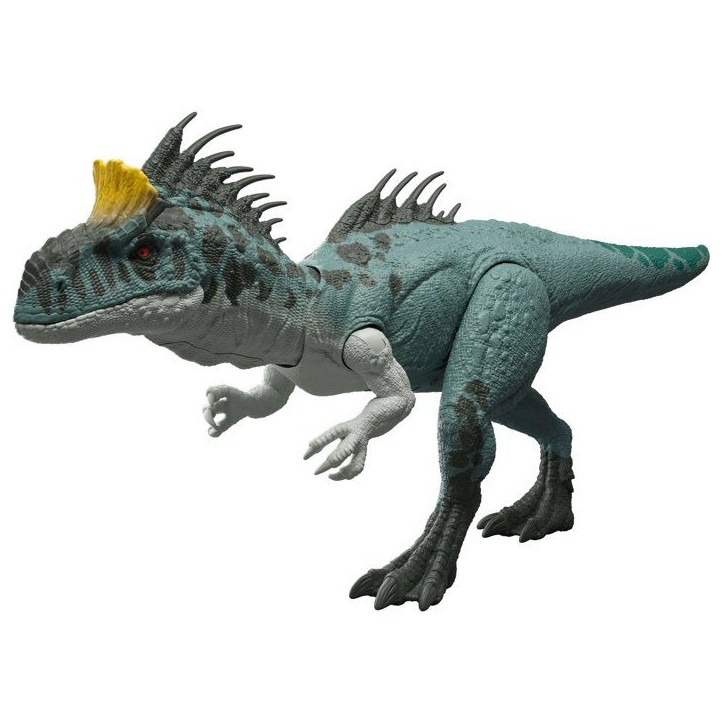 Figurine dinosaure sonore - JURASSIC WORLD MATTEL - Cryolophosaurus - Sons et lumieres - Attaques - Mode mutant